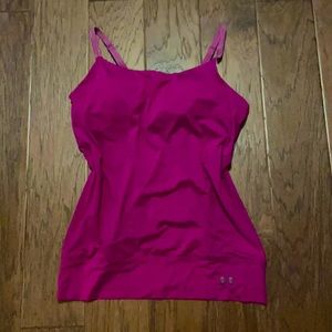 Under Armour Semi-Fitted Built in Bra Workout Top